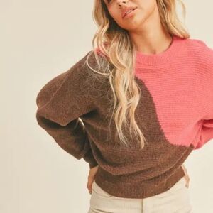 Lush Color Wave Sweater